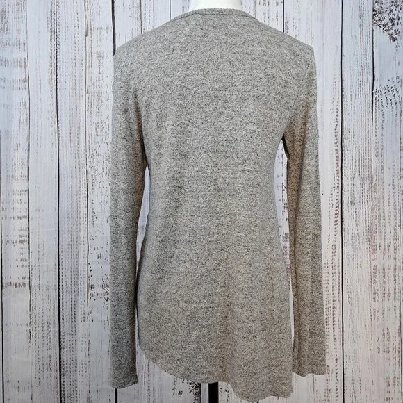 Anthropologie COA Tunic Top XS Asymmetrical Tiered Hem Long Sleeve Eclectic Edgy - Picture 5 of 8